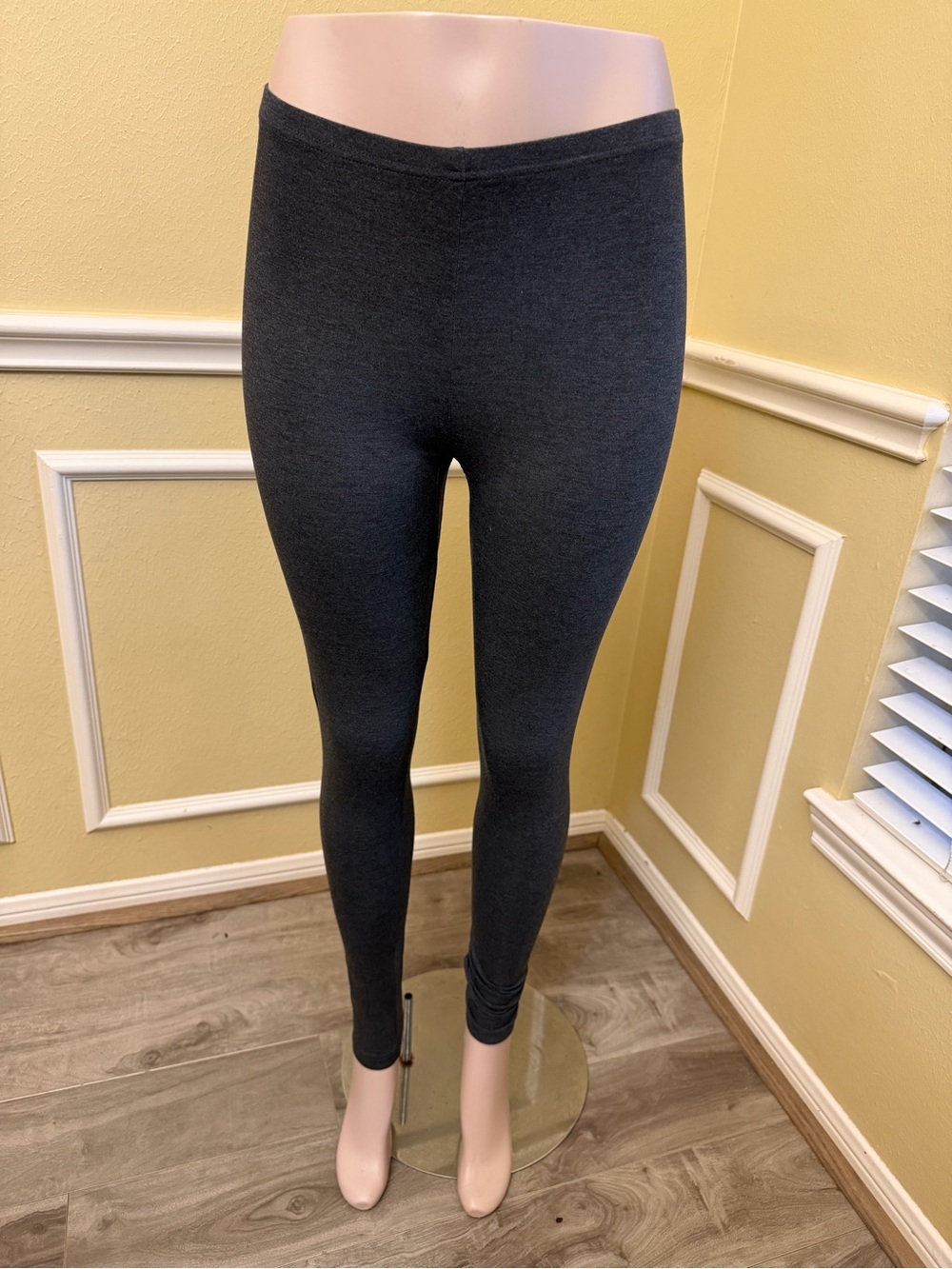 Charcoal Gray Women's Stretch Leggings